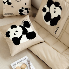 W1TR熊猫滚滚抱枕被子两用枕头毯子二合一沙发午睡车载办公室便携