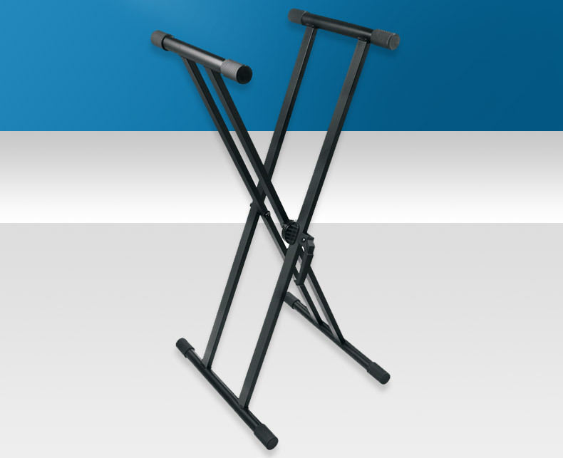 x型电子琴架 齿轮调节便捷结实电钢琴琴支架厂家供应