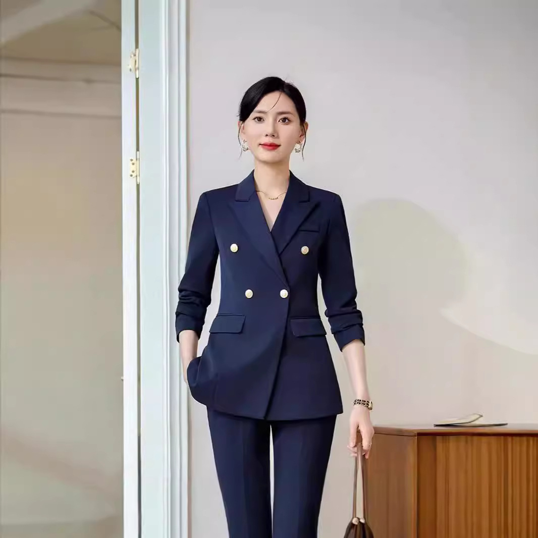 春秋高端气质女神范律师工作西服外套正装西装套装女通勤职场穿搭