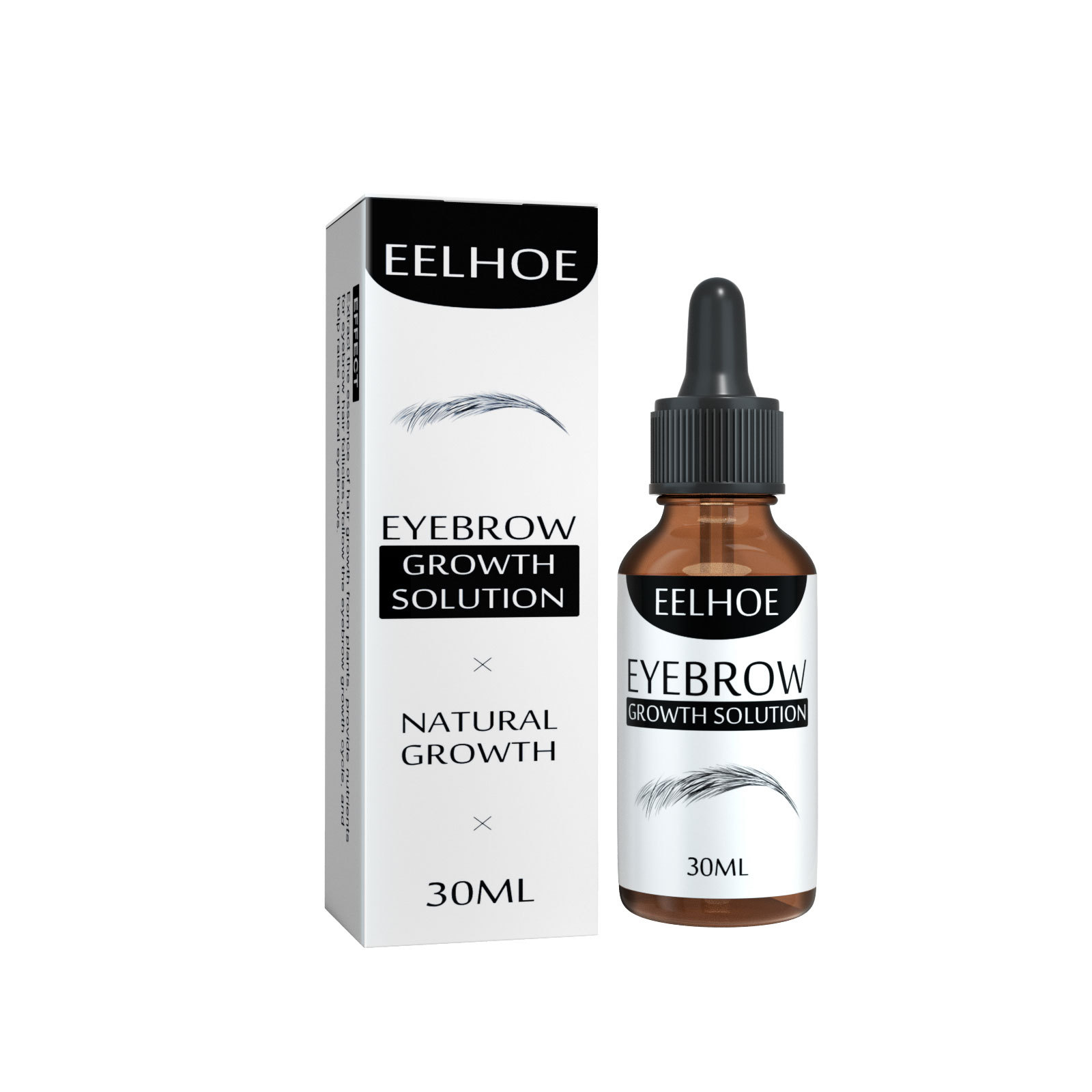 Eelhoe Eyebrow Liquid Thick Eyebrow Repair Mild Moisturizing Care Liquid Eyebrow Natural Essential Oil Liquid