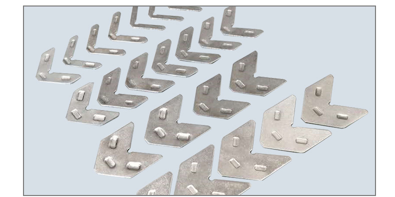 不锈钢组角片铝合金断桥门窗组角件 门窗固定片连接钢片五金配件