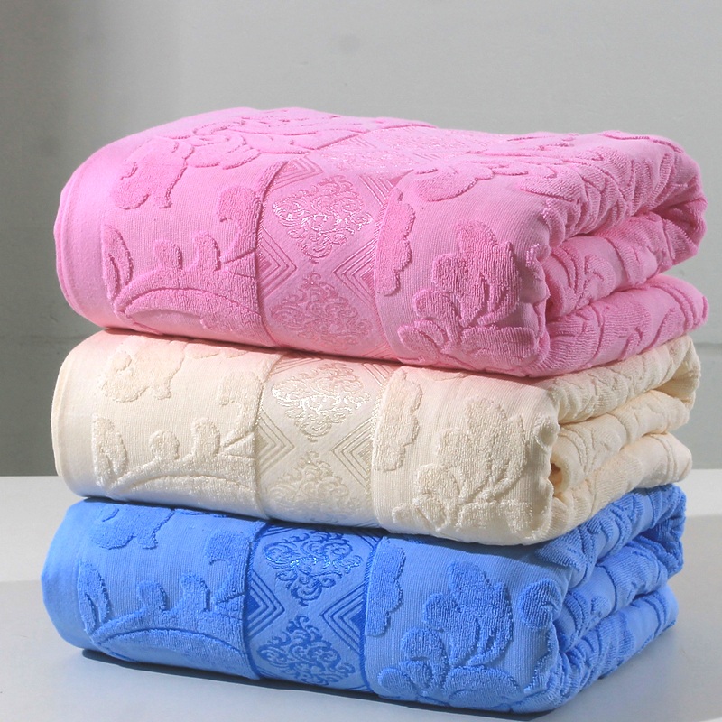 老式纯棉毛巾被夏季单双人加厚毛巾毯全棉空调被盖毯简约怀旧线毯