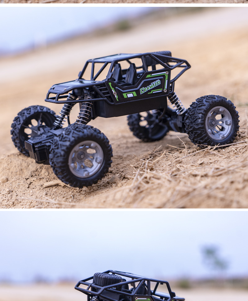 合金越野车遥控汽车遥控车1:20四驱充电高速攀爬车男孩玩具遥控车