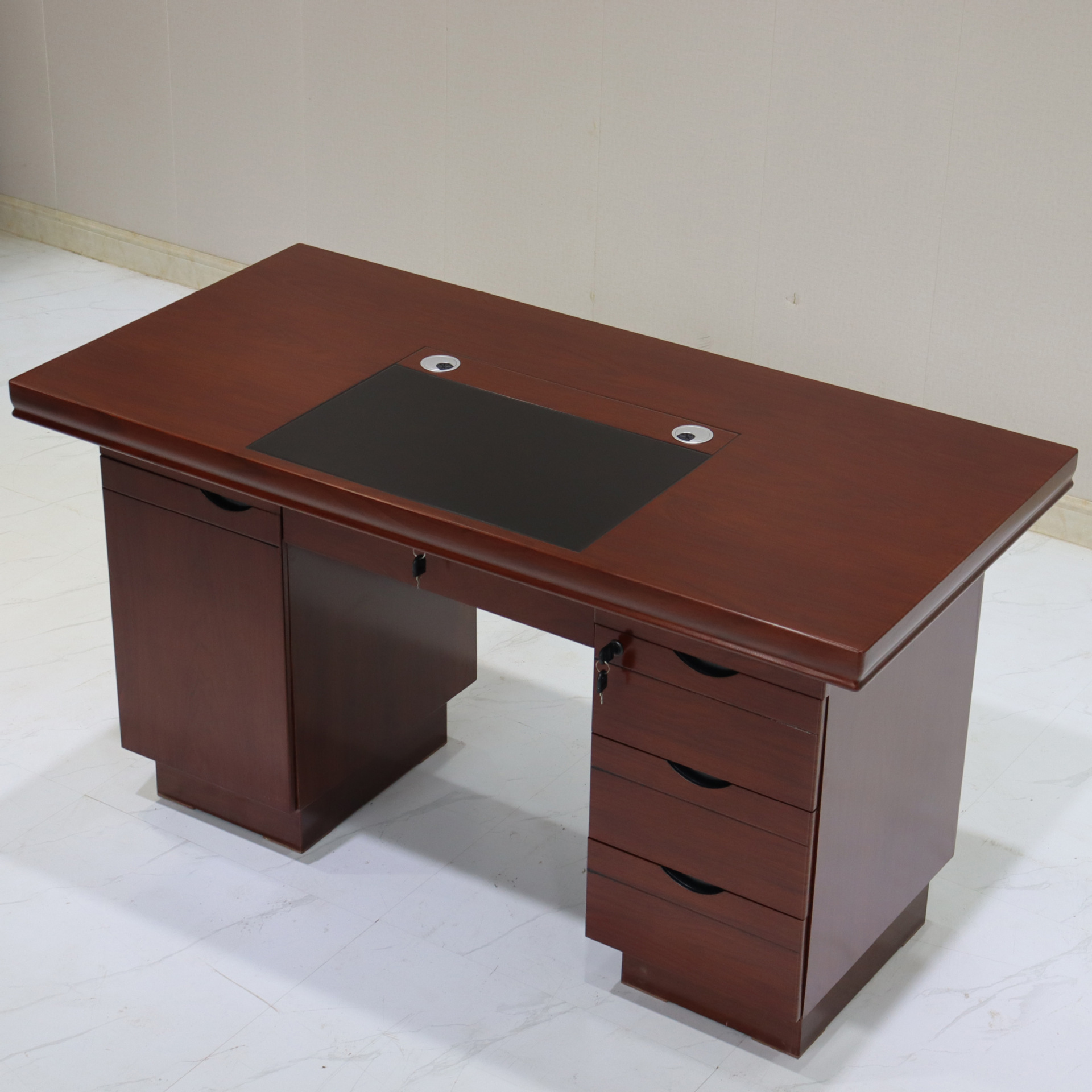 贴纸油漆1.4米电脑桌台式办公桌1.6米经理桌子办公室学生写字台