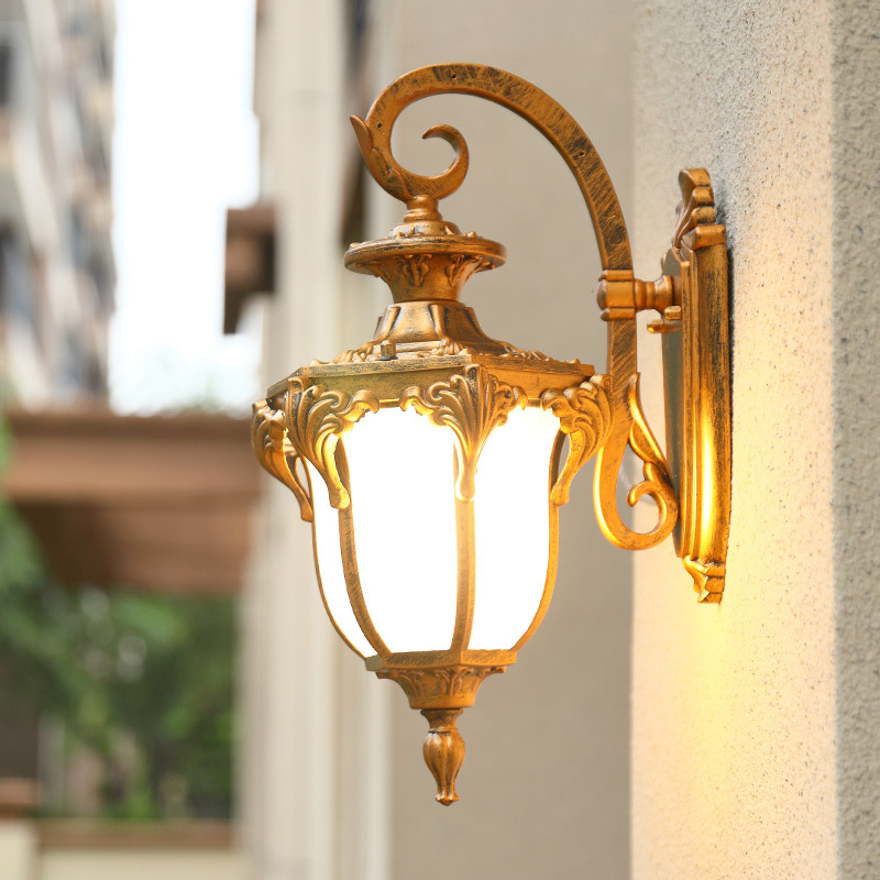 欧式户外壁灯防水庭院灯室外复古阳台过道门头外墙灯别墅大门口灯