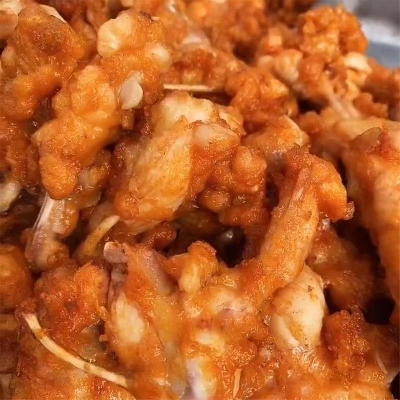 奥尔良连心脆鸡叉骨冷冻商用鸡锁骨调理半成品油炸小吃整箱包邮