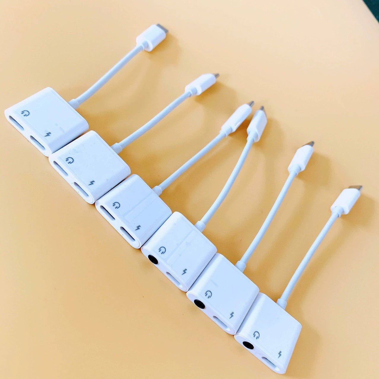 适用typec耳机转接线换接头二合一音频三星华为oppo小米vivo荣耀6