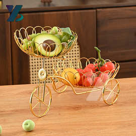 外贸水果盘高级感客厅果篮干果盘蛋糕托盘客厅茶几果篮水果收纳篮