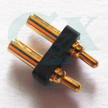 2pin间距2.54弹簧针连接器电流10V5Apogo pin 弹簧接线端子导电针