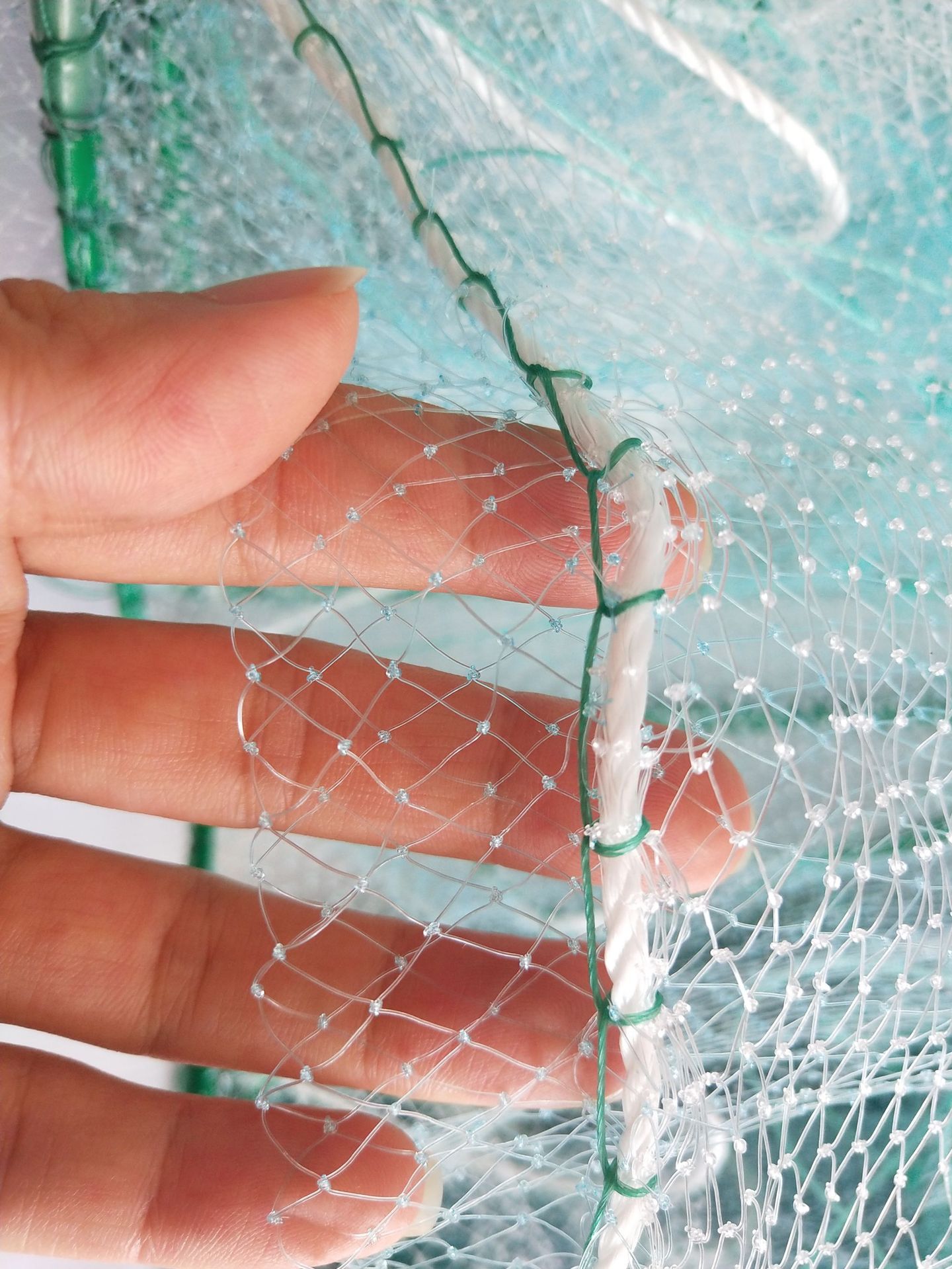 现货批发捕渔网捕鱼8.5m29节折叠虾笼抓鱼笼螃蟹笼海用捕虾长虾笼