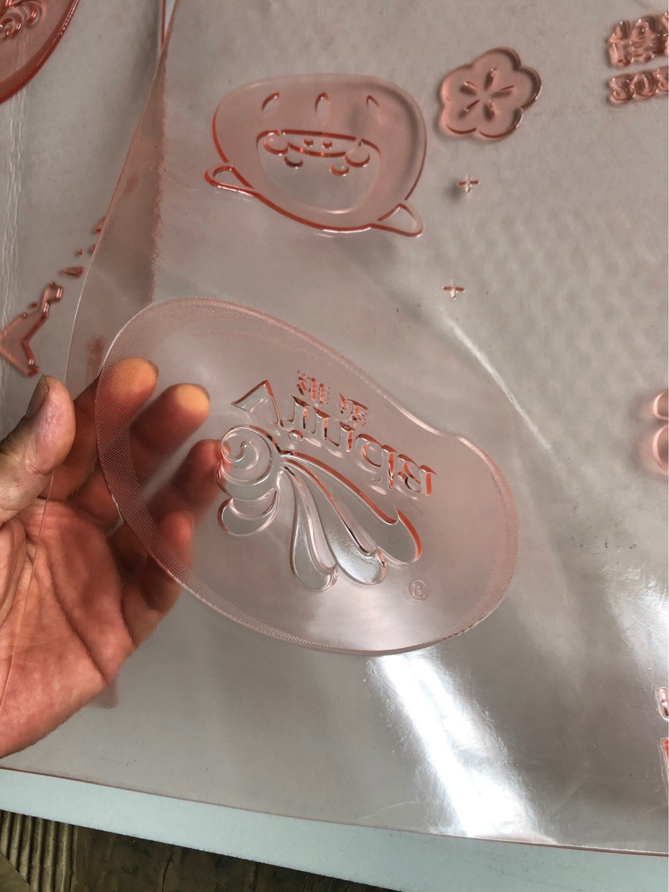 批发凹面印刷树脂版 制箱印刷塑胶版 纸箱图案盘印刷通用凹版印刷