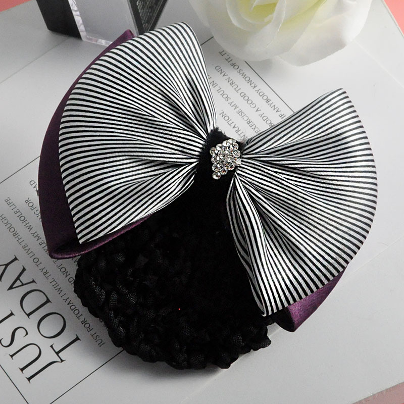 职业头花网兜韩版工作发夹空姐营业员护士服务员上班发网发卡批发