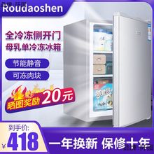 家用小冰箱小型立式冰柜迷你冷冻柜雪糕急冻母乳储奶冷冻茶叶