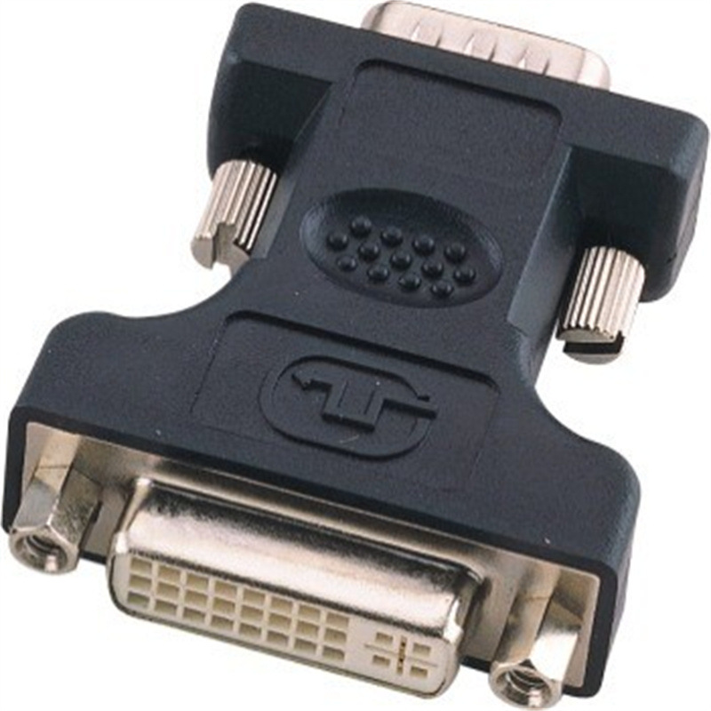 连接器  专业提供 DVI24+5母头转HDD15公头注塑转接头 公母接插件