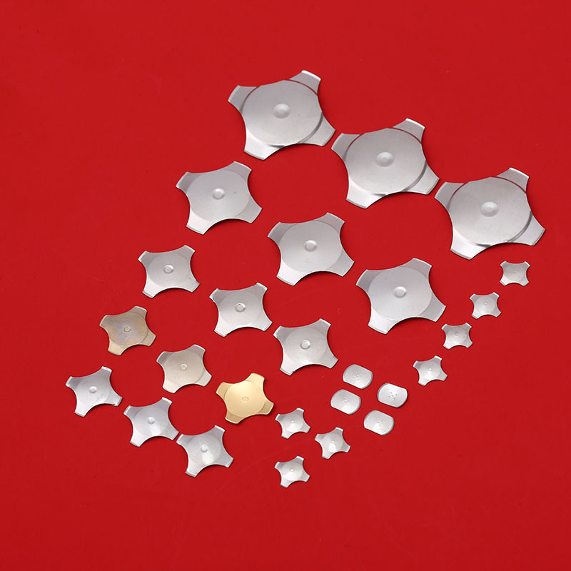 专业生产三角形圆形锅仔片不锈钢弹片开关按键dome片遥控器按键贴