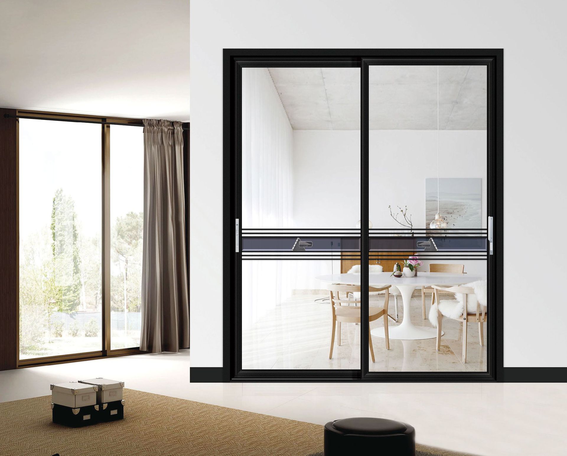 酒店卫生间平开门 厨房铝合金隔音门 浴室中空钢化玻璃门 可定制