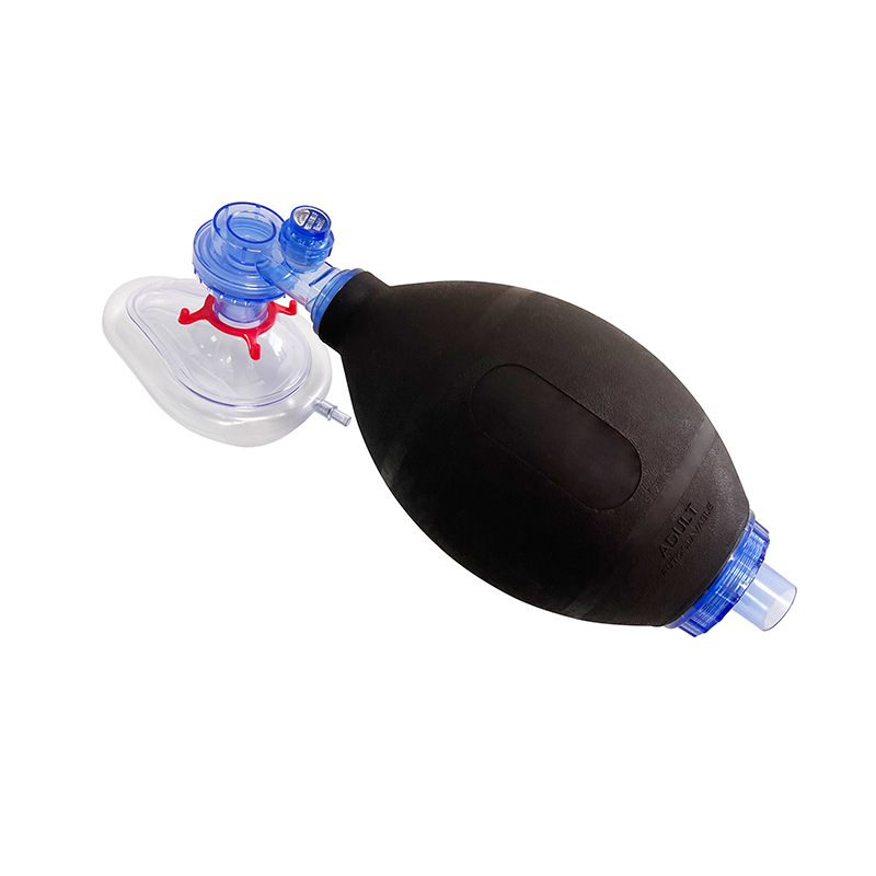 Rubber Artificial Resuscitator Simple Recovery Ball Adult Breathing Airbag First Aid Manual Recovery Ball