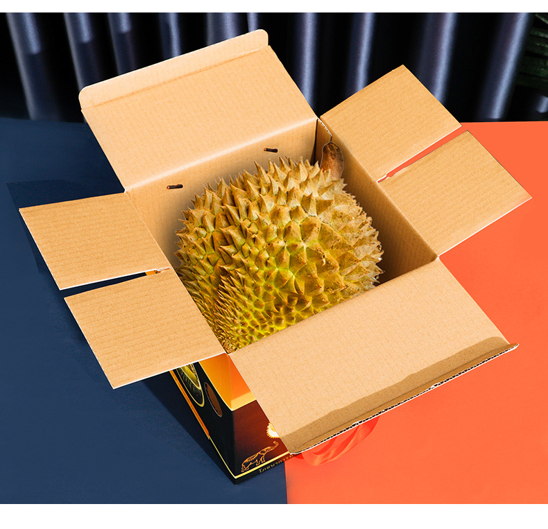高档榴莲专用包装盒水果加厚金枕马来西亚猫山王通用榴莲礼盒批发