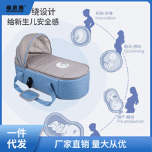 车内睡觉神器婴儿提篮便携车载外出安全带手提篮子宝宝出院平躺篮