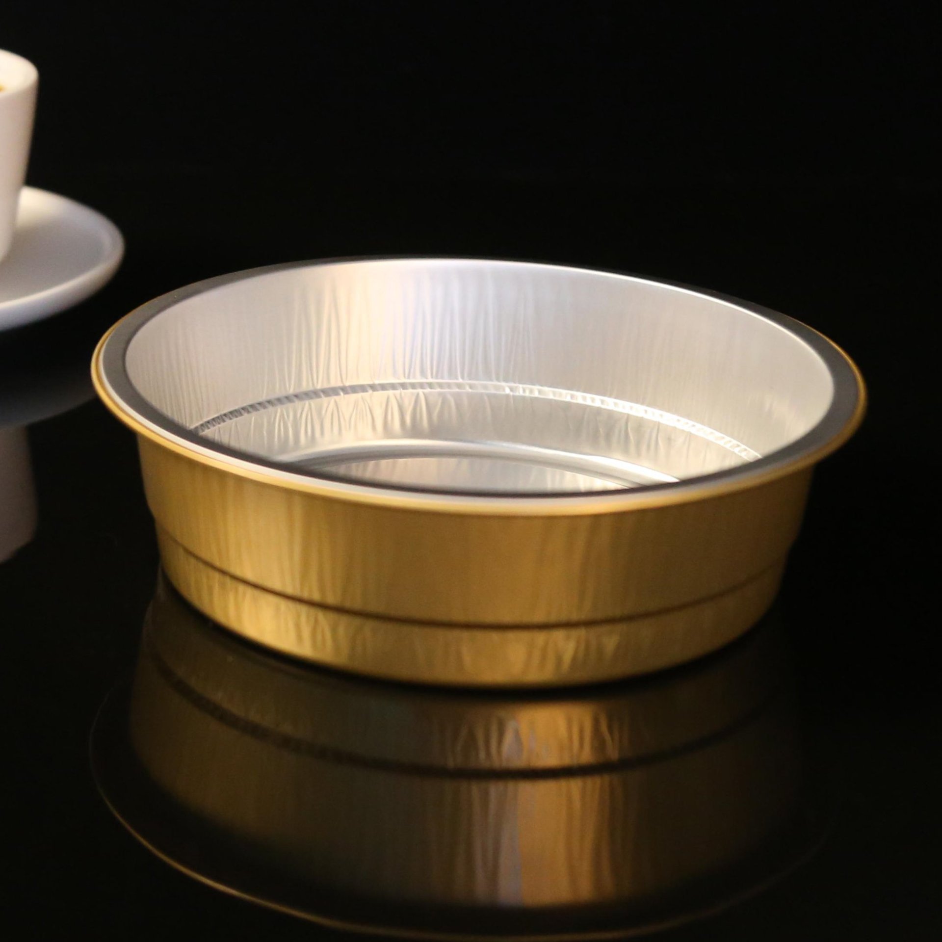 小龙虾打包盒一次性锡纸盒金色铝箔小龙虾外卖盒1130ml