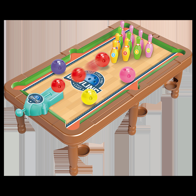 Cross-Border Children's Multi-Play Pool Table Six-in-One Multi-Functional Board Game Toy Basketball Football Indoor Interactive Set