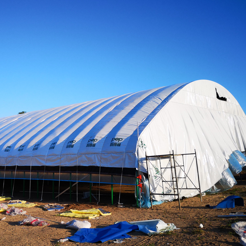 厂家设计制造安装室内养殖棚畜牧养殖养羊牛鸡鸭温室防雨大棚搭建