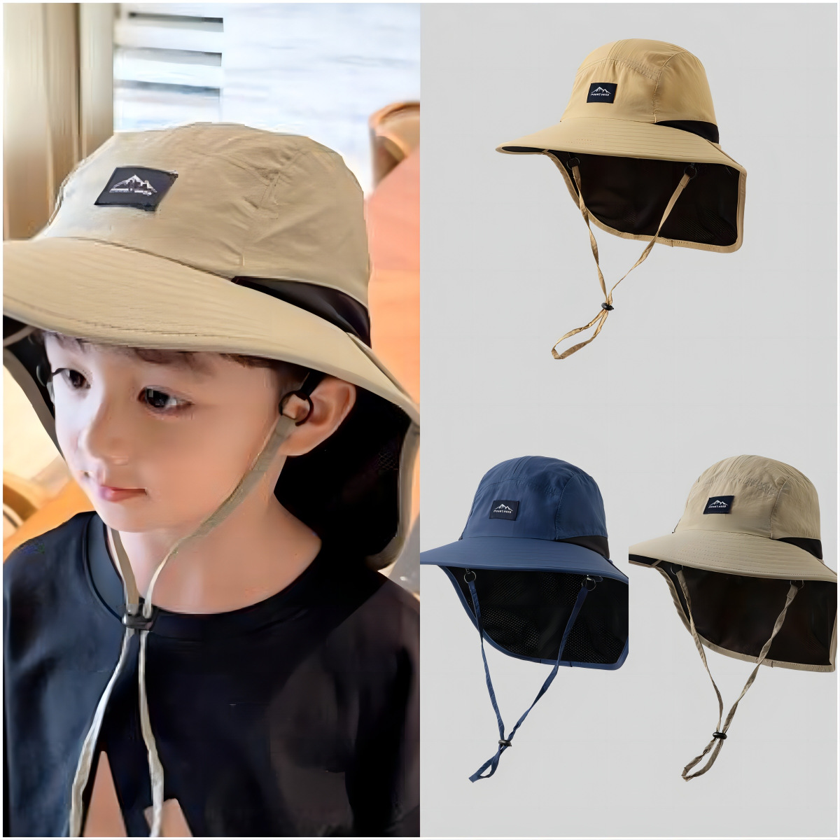 children‘s hat summer boys summer big brim boys sun hat girls sun protection hat older children outdoor sun hat