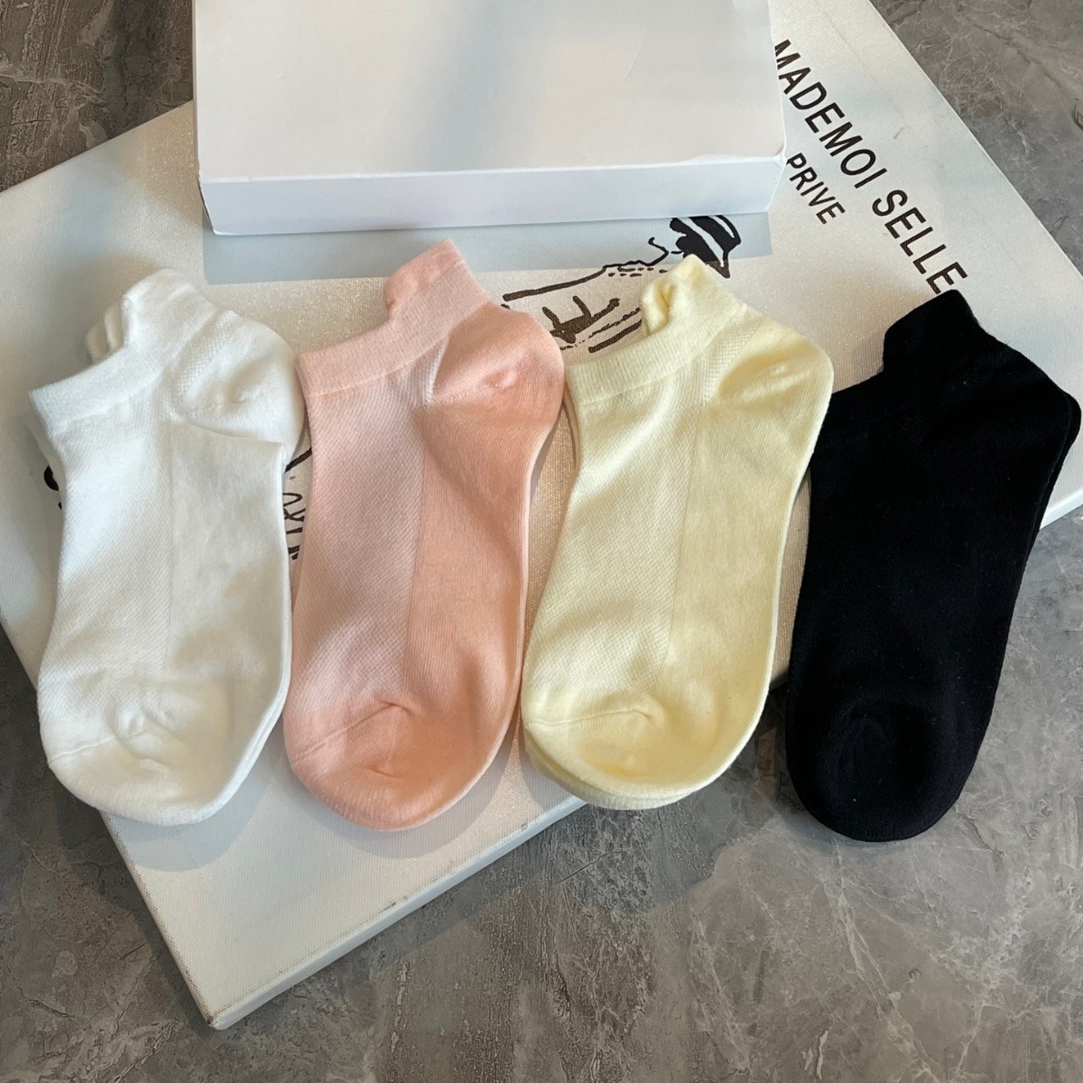 041709女士短袜网眼运动吸汗防臭薄袜夏季浅口短袜子袜底-阿里巴巴