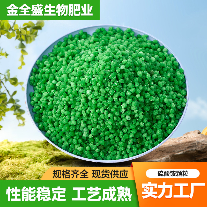 绿色硫酸铵颗粒生产加工农业级挤压硫酸铵颗粒现货供应农业用氮肥