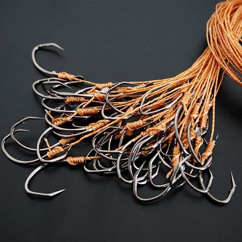 钓甲鱼排钩串钩甲鱼钩鳖钩延绳钓鲶鱼黄鳝鳗鱼钩 歪头钩子线单钩