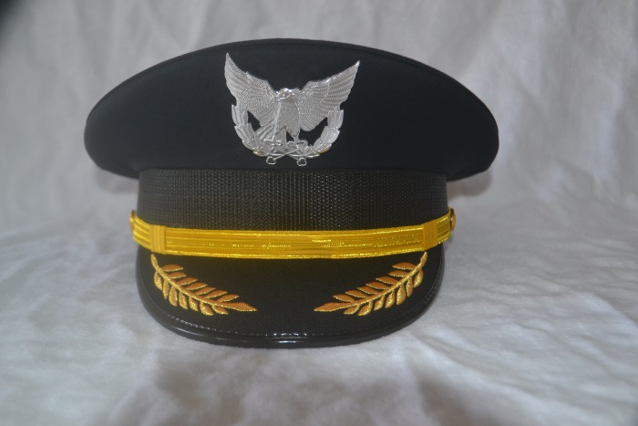 演出表演包邮男女春秋大檐帽保安常服大檐帽收藏礼服卷边帽大盖帽