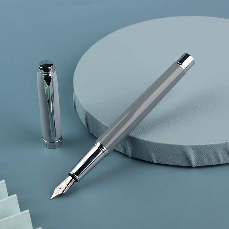 英雄牌钢笔莫兰迪色6055a钢笔墨囊礼盒装男士学生用练字书写女士