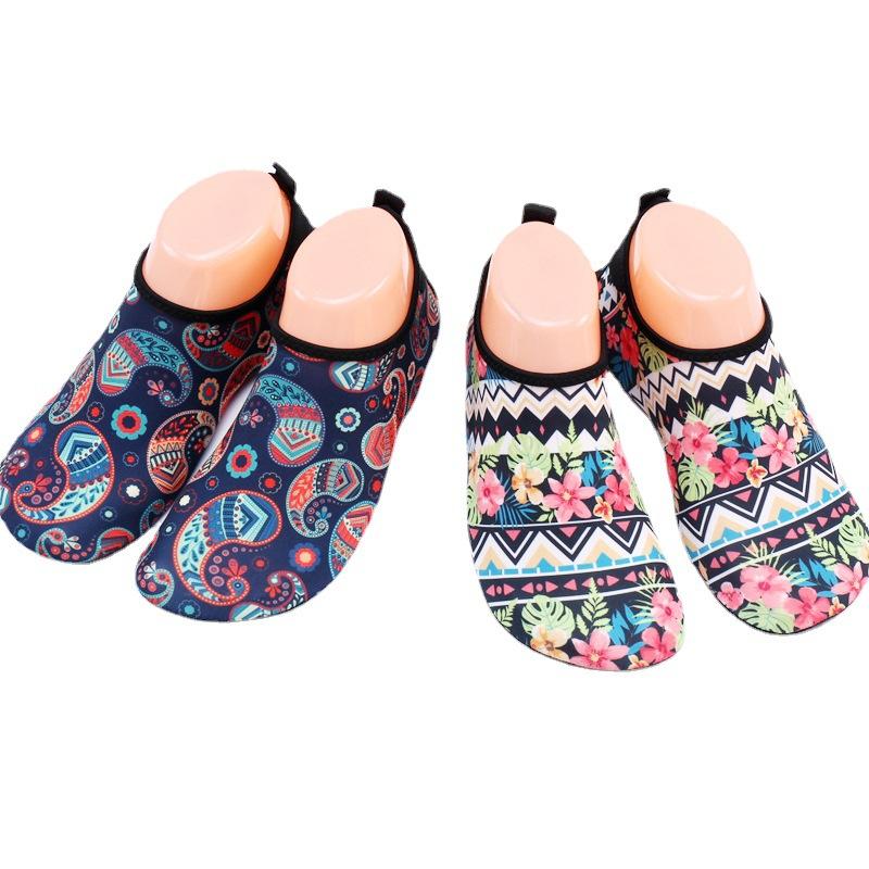 zale成人男女沙滩浮潜鞋潜水鞋游泳鞋赤足溯溪游泳鞋沙滩防滑软鞋