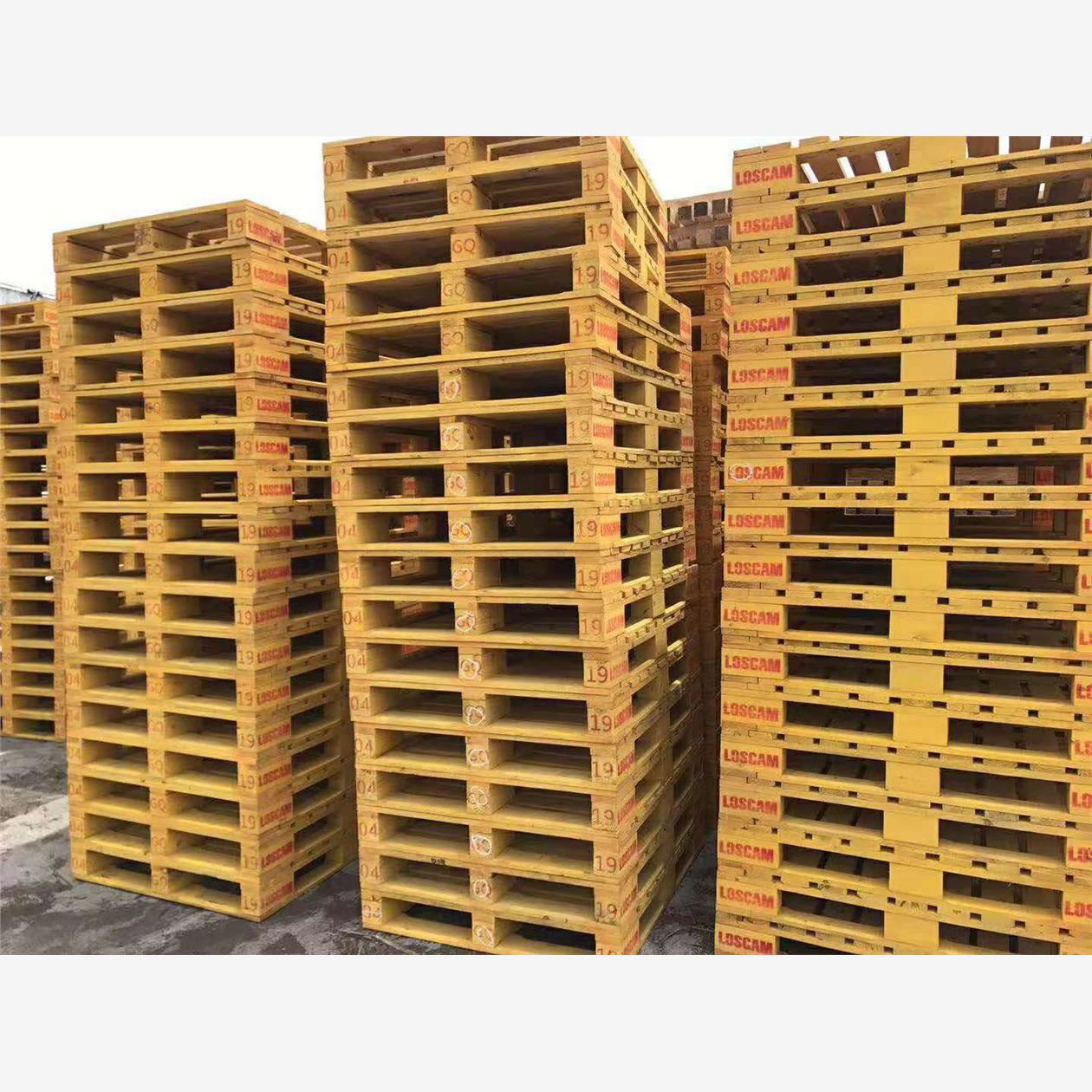 托盘木卡板cam饮料重型路凯los栈板二手工厂蓝色陆凯黄色装-阿里巴巴