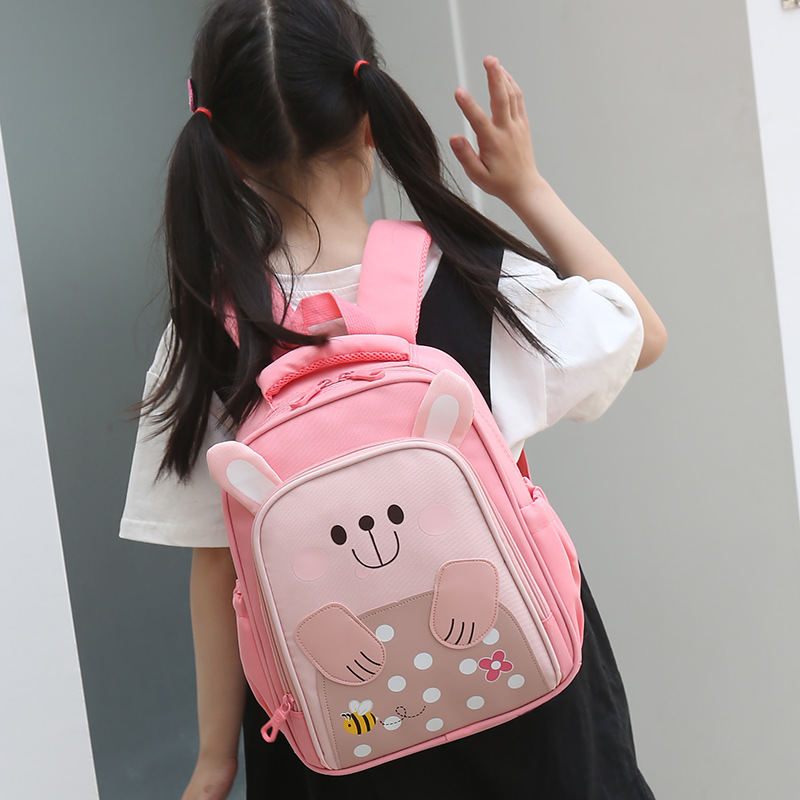 Good Quality Children's Schoolbag Noble Kindergarten Cute Middle and rge Css Boys and Girls Lightweight Spine-Protective Burden Reduction Fun Bapa