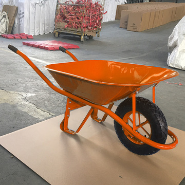 工厂出非洲尼日利亚不带轮手推车独轮车工地水泥手推斗车wb6400