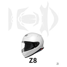 摩托车头盔保护膜适用于SHOEI Z8贴膜TPU隐形车衣防划防水镜片贴
