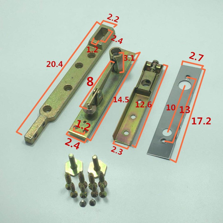 地弹簧配件上下支臂有框地弹门上下轴可调支架顶轴天皇预埋件包邮