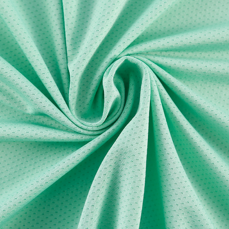 弹力涤纶针织提花蝴蝶网布面料 加厚 篮球服运动服t恤针织布料