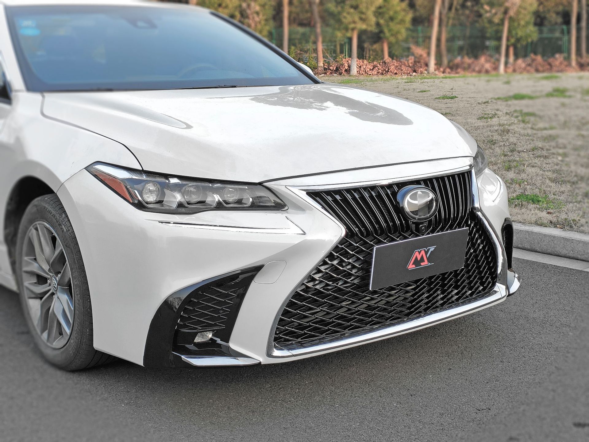 适用于19-21款丰田亚洲龙改装ls包围亚洲龙大包围前杠运动套件