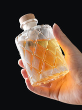 创意好看的冷萃冰咖啡玻璃瓶饮料密封罐小酒瓶果酒分装空瓶子容器