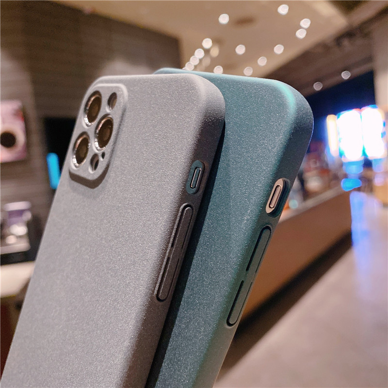 适用vivo x60手机壳磨砂岩砂超薄硬壳vivox50pro 纯色防摔保护套