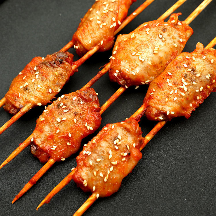 家用户外鸡排店烤翅串中翅双签烧烤鸡翅奥尔良烤翅半成品鸡翅食材