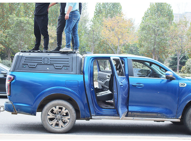 长城炮商用版专用改装件越野版乘用版卡车后箱盖三开门锰钢高盖