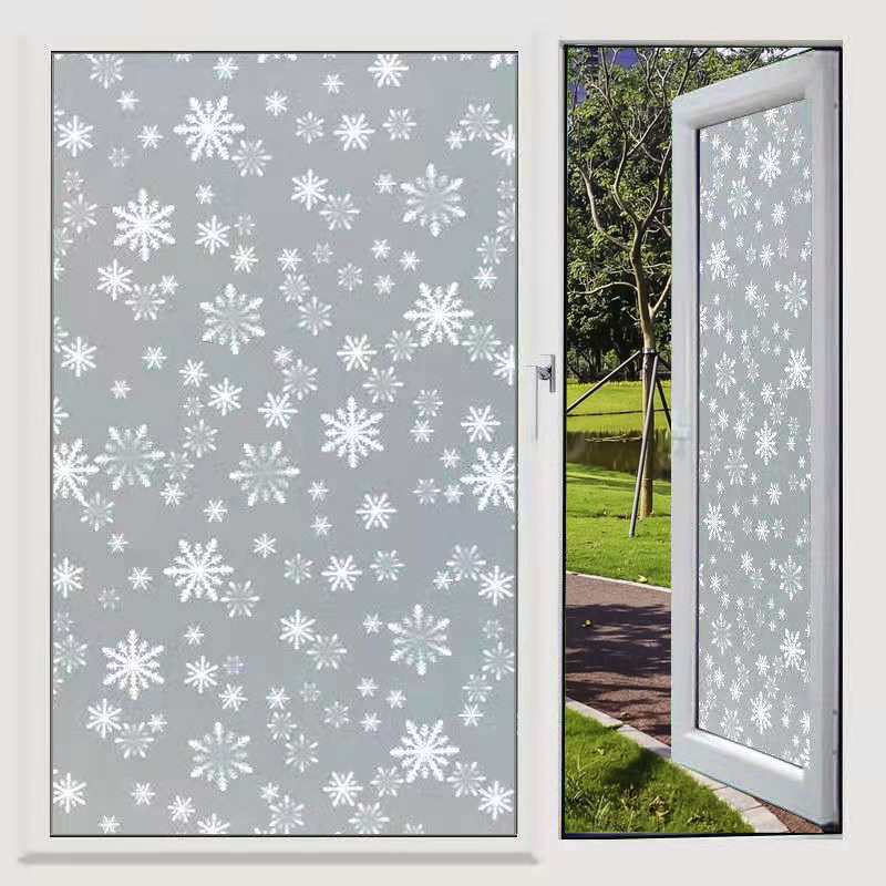 窗花玻璃磨砂贴纸透光不透明防贴膜卫生间浴室阳台推拉贴纸