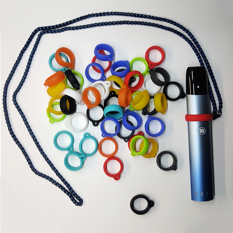 锐克relax电子烟具硅胶圈挂环 防滑圈盖 逼格圈 烟嘴防尘帽挂圈