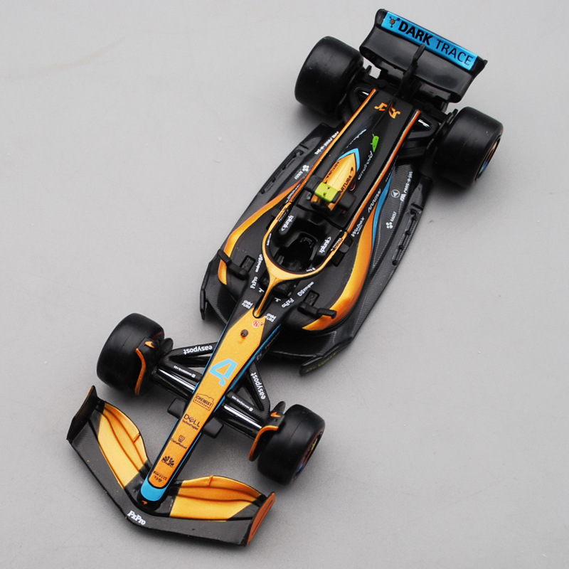 比美高1:43迈凯伦mcl36仿真f1合金赛车模型里卡多3号2022赛季成品