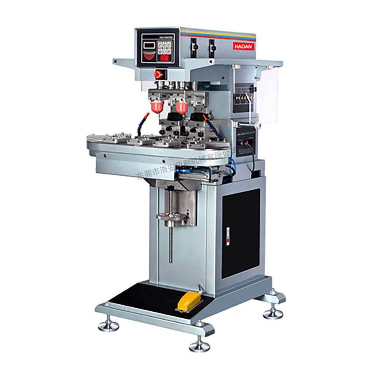 双色转盘移印机 文具 玩具 塑料 金属多工位印刷 定位精准