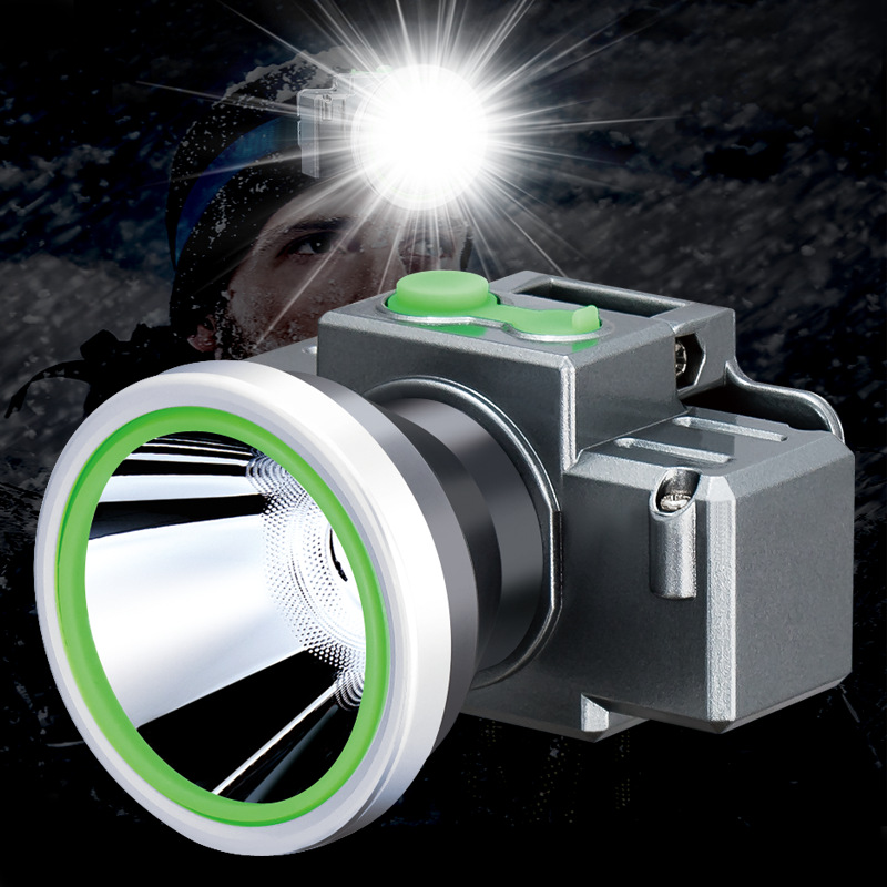 多功能led强光头灯锂电防过充铝合金耐用高亮度大范围长续航矿灯