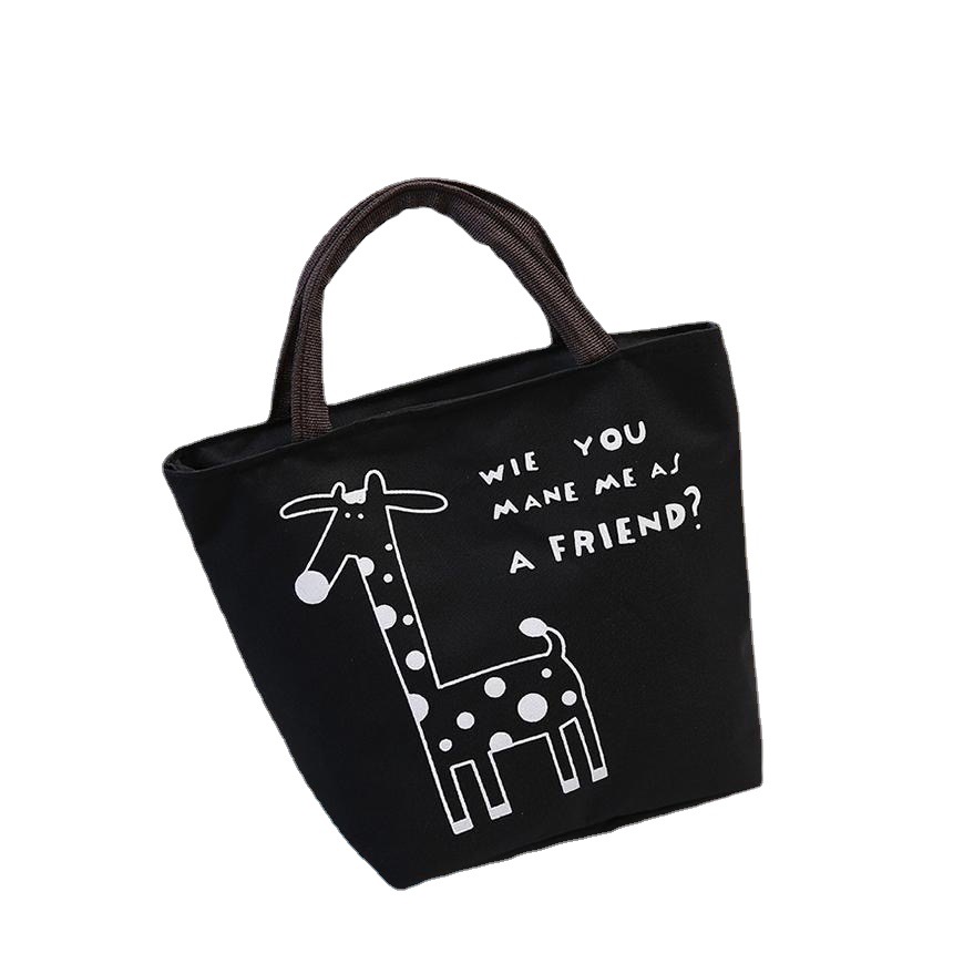 Portable Canvas Bag Student Mori Style Shoulder Bag New Printed Fashion Women Bags Versatile Simple Cute Shoulder Bag